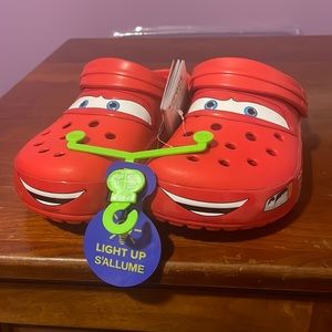 Lightning McQueen crocs. Limited edition adult crocs. Size 8 womens. Size 6 mens